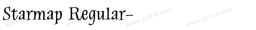 Starmap Regular字体转换